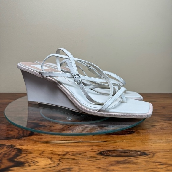 Dolce Vita Gemini Wedges - ivory leather - size 12 - Picture 8 of 16